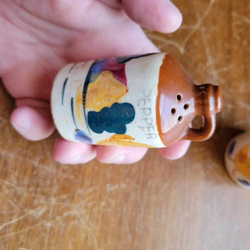 Vintage Salt and Pepper Shakers Mini Jugs Made in Japan Chickens